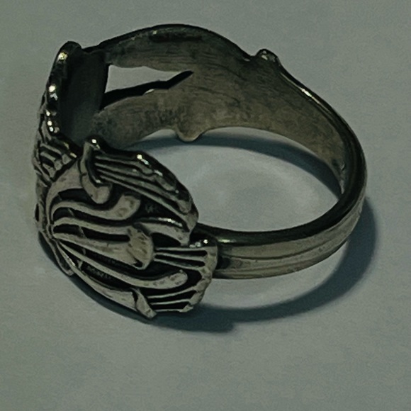 VTG TH. MARTHINSEN sterling spoon ring- size 6 - Picture 3 of 7